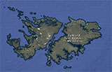 map of Falkland Islands